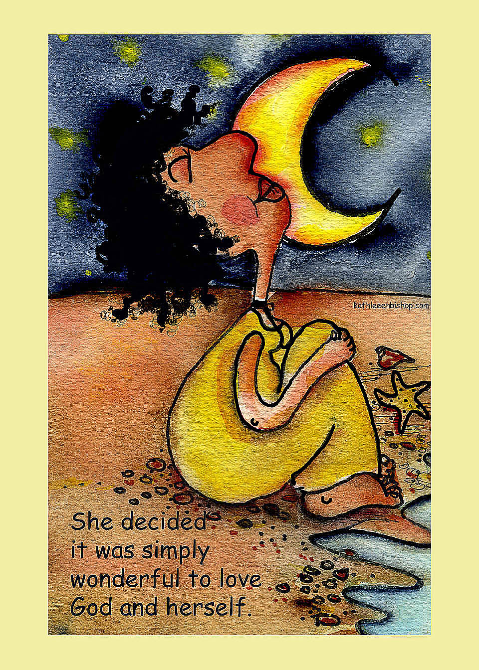 Wonderful to Love God and Herself